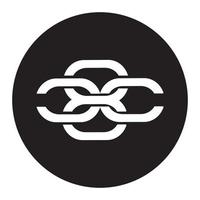 vector de logotipo de cadena
