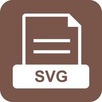 SVG Glyph Round Background Icon vector