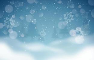 White Snow Background vector