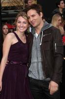 LOS ANGELES, MAR 12 - Luca Bella Facinelli Peter Facinelli arrives at the Hunger Games Premiere at the Nokia Theater at LA Live on March 12, 2012 in Los Angeles, CA photo