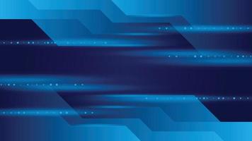 Digital image of light rays, stripes lines with blue light, technology concept. vector