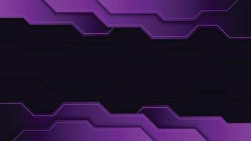 WebAbstract technology geometric purple color with dark background. vector