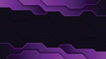 WebAbstract technology geometric purple color with dark background. vector