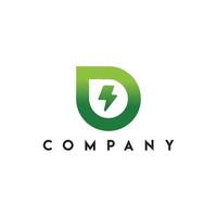 Green Elec Logo, Bolt logo vector