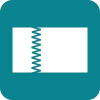Qatar Glyph Round Background Icon vector