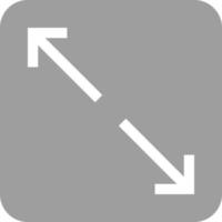 Fit To II Glyph Round Background Icon vector