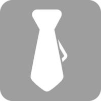 Business Tie Glyph Round Background Icon vector