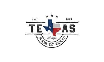 vector de ilustración vectorial de plantilla de diseño gráfico de logotipo de texas