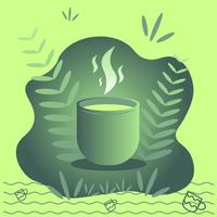 ilustración de estilo de vida hygge vector