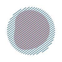 abstract spot with a straight abstract spot with a straight stripe vector