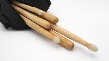 Drum sticks which made from real wood material photo