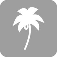 Coconut trees Glyph Round Background Icon vector
