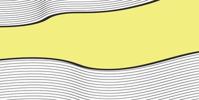 abstract minimalist contour line background banner vector