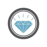 Diamond icon vector illustration