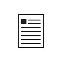 Documents icon stock vector illustration flat design