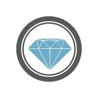 Ilustración de vector de icono de diamante