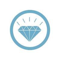 Diamond icon vector illustration