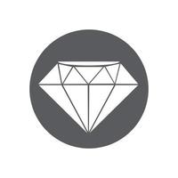 Diamond icon vector illustration