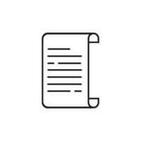 Documents icon stock vector illustration flat design