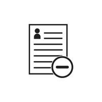 Documents icon stock vector illustration flat design