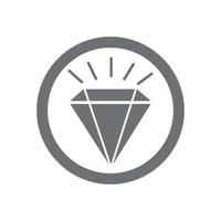 Diamond icon vector illustration