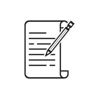 Documents icon stock vector illustration flat design