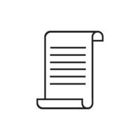 Documents icon stock vector illustration flat design