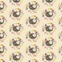 CUTE PATTERN OF ANIMAL vector