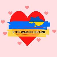 stop war in ukraine vector