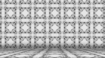 gray room with abstract pattern photo