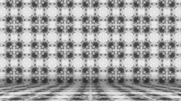 gray room with abstract pattern photo