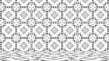 gray room with abstract pattern photo