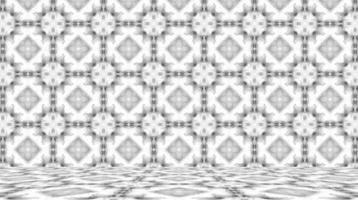 gray room with abstract pattern photo