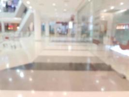 shopping mall blur background photo