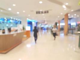 shopping mall blur background photo