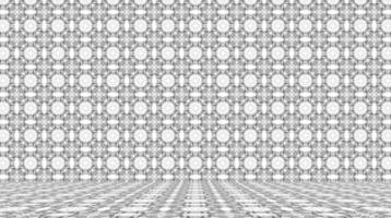 gray room with abstract pattern photo