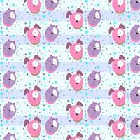 CUTE PATTERN OF ANIMAL vector