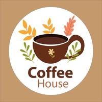 coffee logo design vector