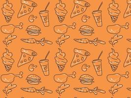 handrawn pattern design vector