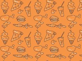 handrawn pattern design vector