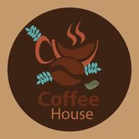 coffee logo design vector