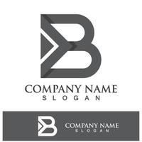 Creative B letter logo design vector