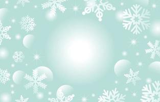 Snow with Ice Crystals Background vector