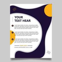 business flyer template vector