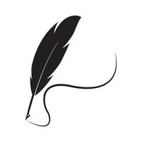 Feather logo vector