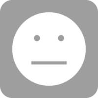 Not Talking Glyph Round Background Icon vector