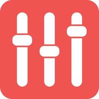 Line Chart Statistics Glyph Round Background Icon vector