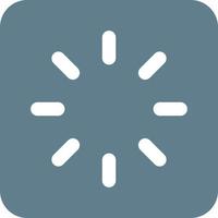 Network activity Glyph Round Background Icon vector