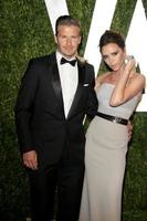 LOS ANGELES, FEB 26 - David Beckham Victoria Beckham arrives at the 2012 Vanity Fair Oscar Party at the Sunset Tower on February 26, 2012 in West Hollywood, CA photo