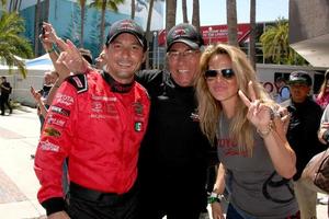 LOS ANGELES, FEB 18 - Raul Mendez and father, Kate del Castillo at the Toyota Grand Prix Pro Celeb Race at the Toyota Grand Prix Racecourse on April 18, 2015 in Long Beach, CA photo